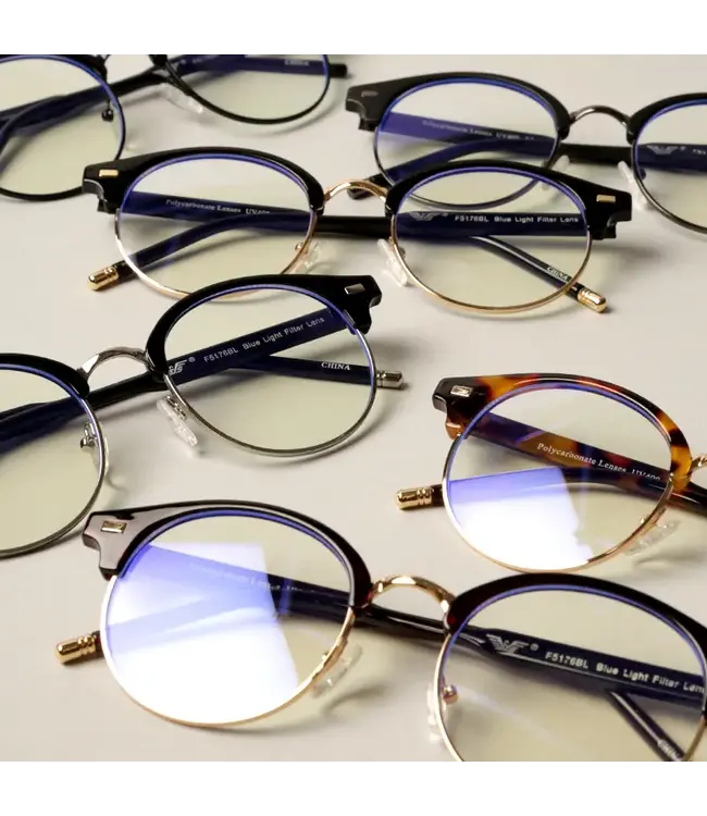 Round Blue Light Block Glasses
