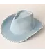Denim Cowboy Hat w/ Sequins