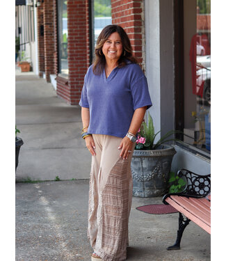 Thermal and Lace Mix Pant
