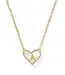 Heart Letter Pendant Necklace