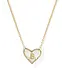 Heart Letter Pendant Necklace