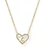 Heart Letter Pendant Necklace