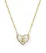 Heart Letter Pendant Necklace