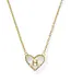 Heart Letter Pendant Necklace