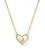Heart Letter Pendant Necklace