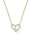 Heart Letter Pendant Necklace
