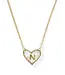Heart Letter Pendant Necklace