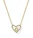 Heart Letter Pendant Necklace