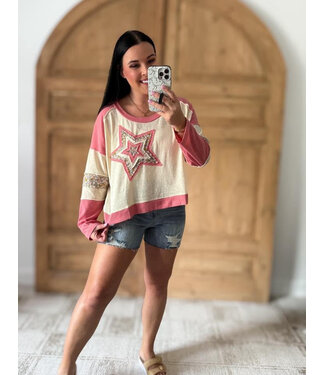 Star Patch Top