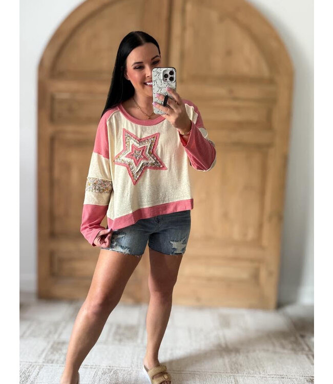 Star Patch Top