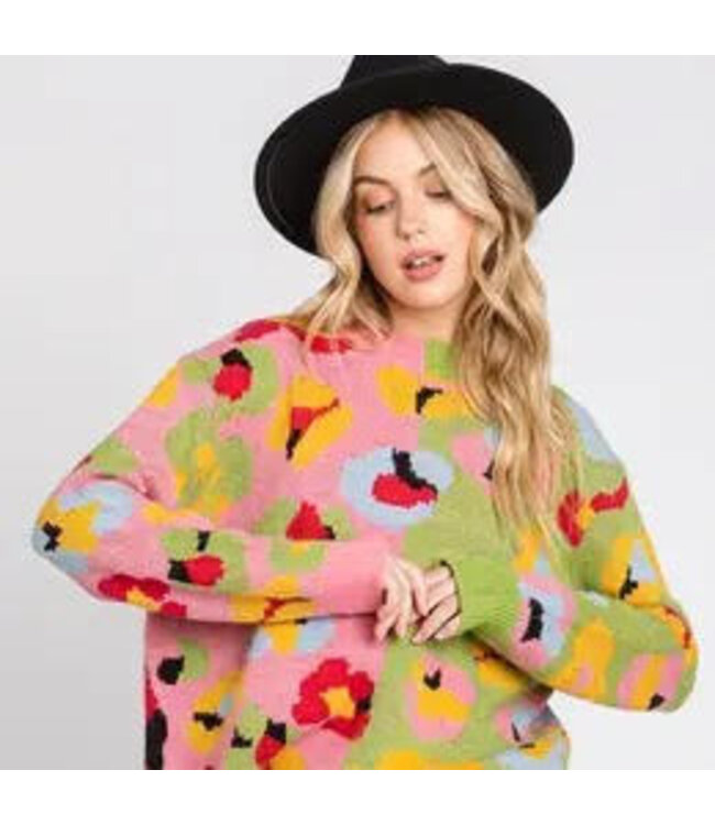 Animal Print Sweater