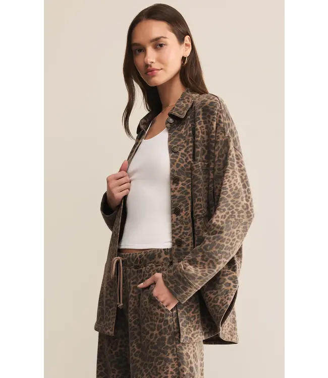All Day Leopard  Jacket