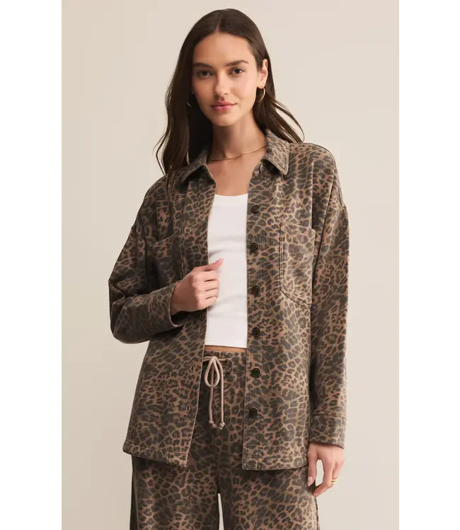 All Day Leopard  Jacket