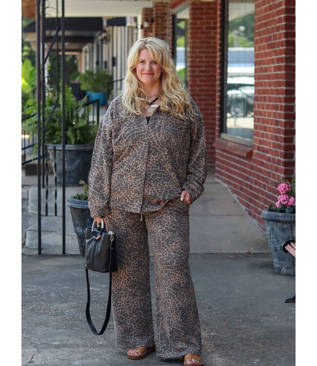 All Day Leopard  Jacket