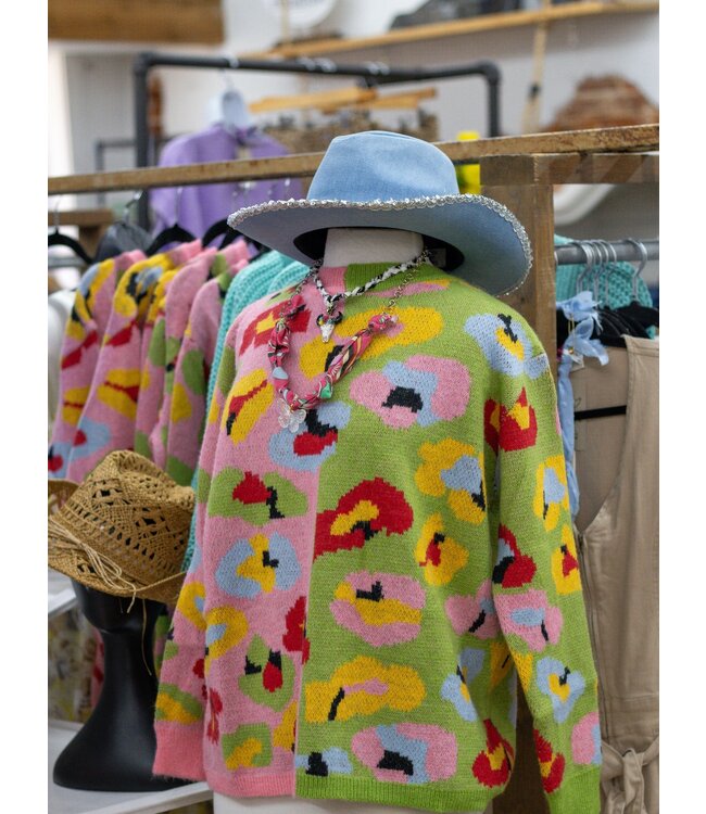 Animal Print Sweater