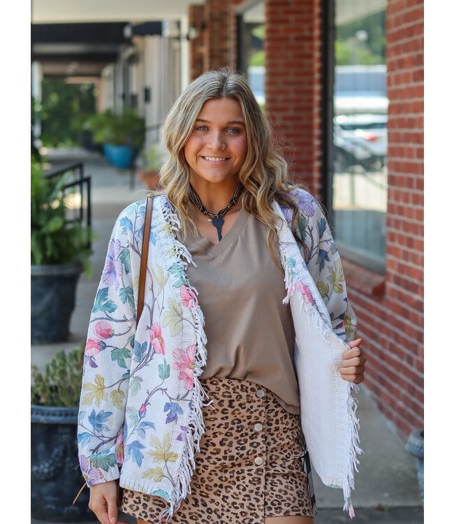 Floral Cardi