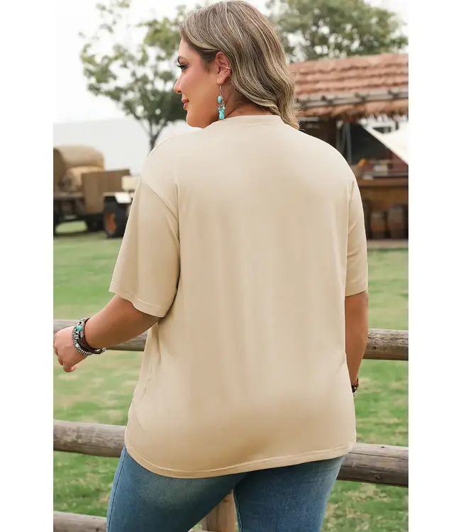 Western Cactus Crewneck Tee