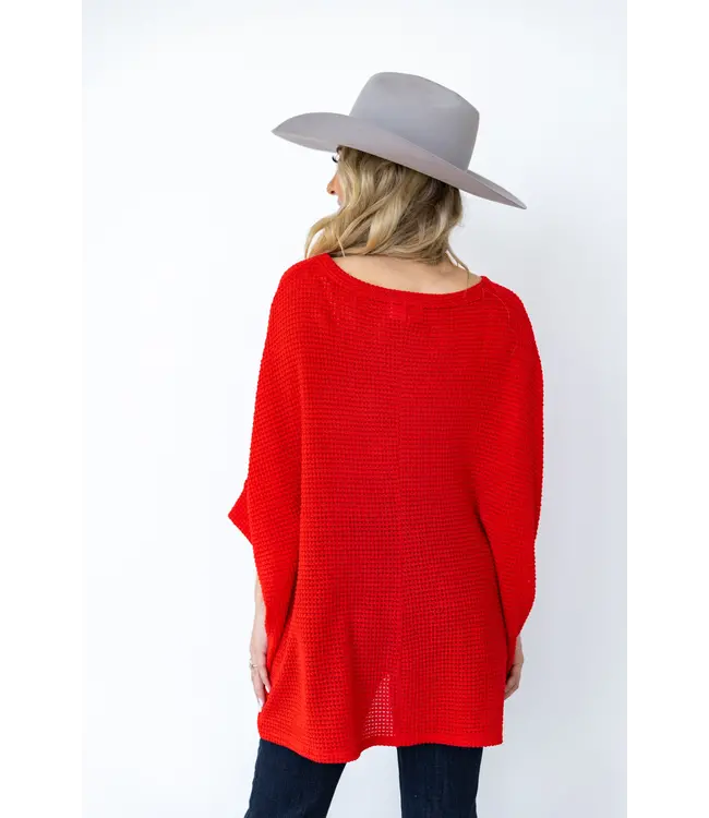 Crochet Relaxed Poncho Top