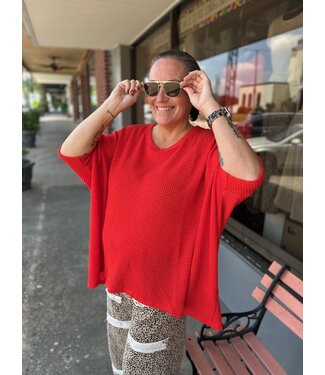 Andree by Unit Crochet Relaxed Poncho Top