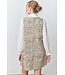 Printed Denim Sleeveless Dress