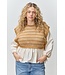 Vest Attached Long Sleeve Top
