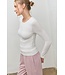 Round Neck L/S Top