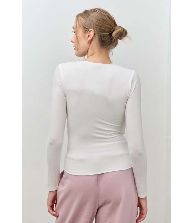 Round Neck L/S Top