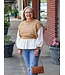 Vest Attached Long Sleeve Top