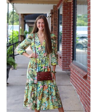 Meet Me In Santorini Whispering Meadow Maxi Dress