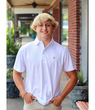 Cotton Bros TriStar Logo Performance Polo