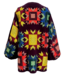 Patchwork Balloon Sleeve Dress