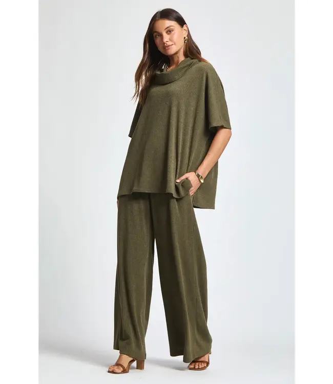 VILLA SET cowl neck+pant