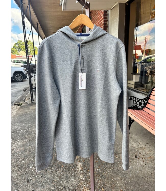 QTR Button Hoodie