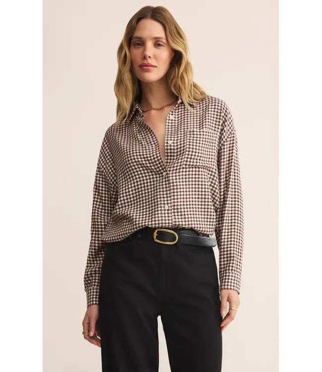 River Plaid Button Up