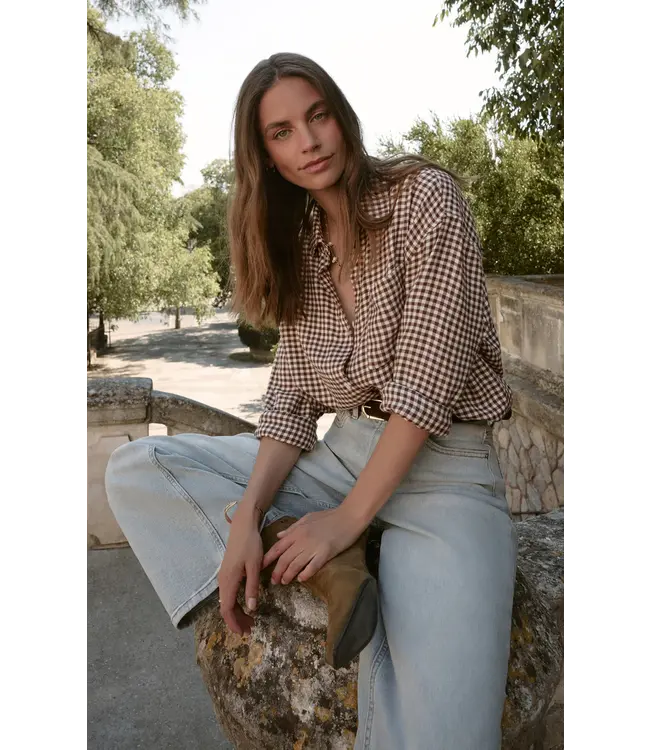 River Plaid Button Up