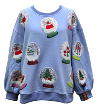 Queen of Sparkles Snow Globe Sweatshirt