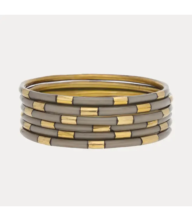 All Weather Bangle VEDA Ash set/6