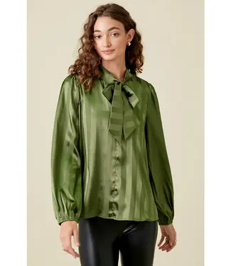 Mystree Flowy Striped Blouse
