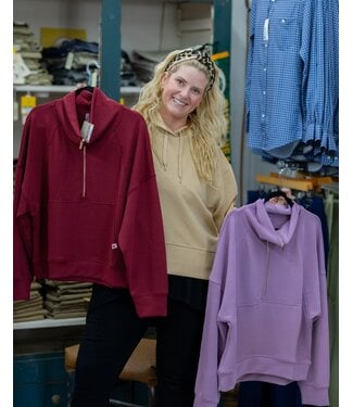 Simply Southern 1/2 Zip Raglan Pullover