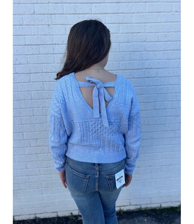 Open Back Sweater
