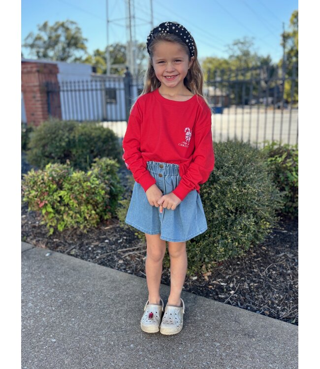 l/s youth tree tshirt