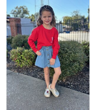 Simply Southern l/s youth tree tshirt