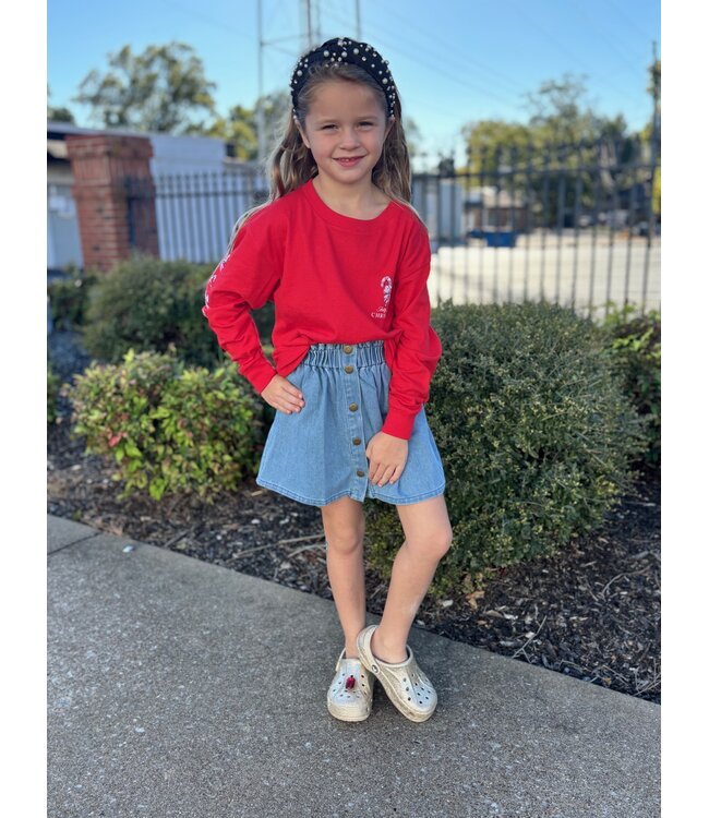 l/s youth tree tshirt