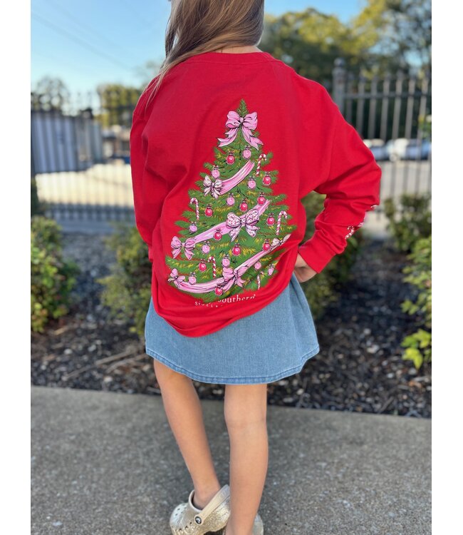 l/s youth tree tshirt