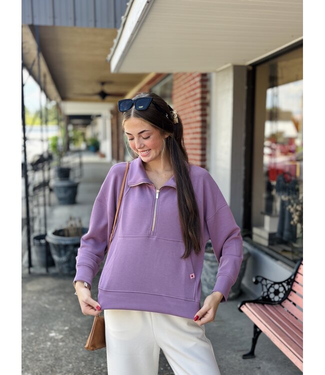 1/2 Zip Raglan Pullover