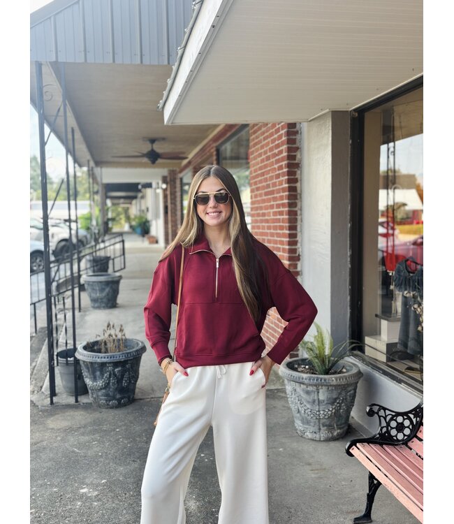 1/2 Zip Raglan Pullover