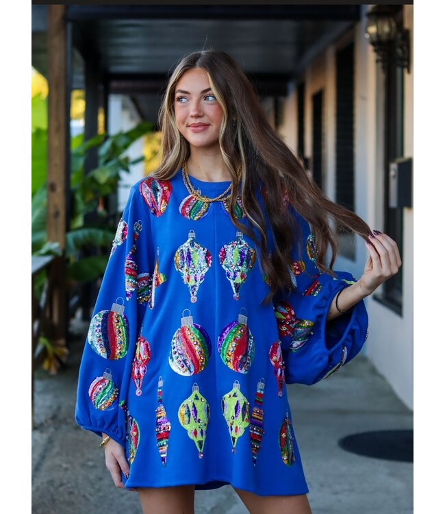 ORNAMENTS BALLOON SLV DRESS