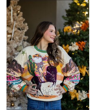 Queen of Sparkles VINTAGE COWBOY SWEATSHIRT