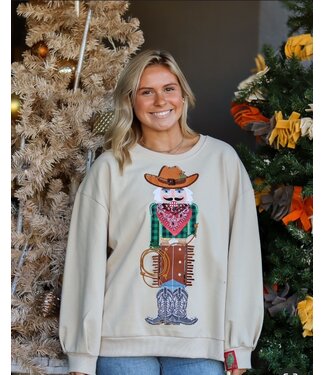 Queen of Sparkles Cowboy Nutcracker Sweatshirt