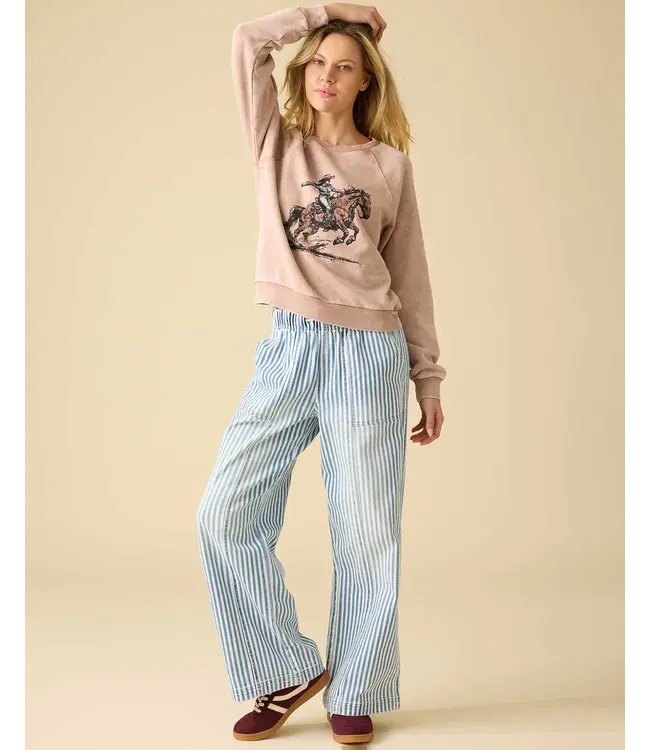 Triana Wide Leg Pull On Pant